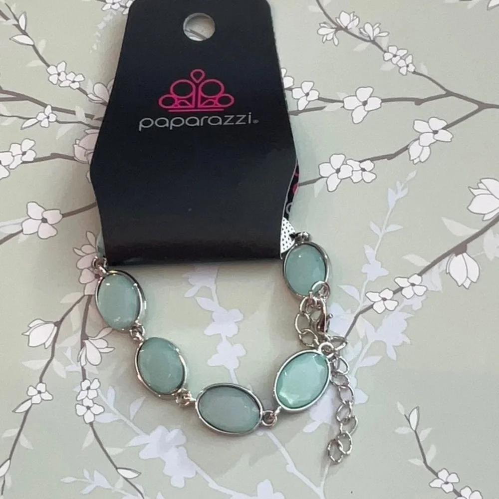 ❄️ Paparazzi | Blue and Silver Bohemian Bracelet Smooth Move